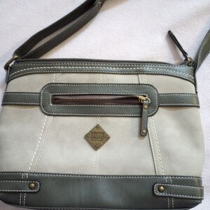 BOC Two-Tone Crossbody Bag in Gray
